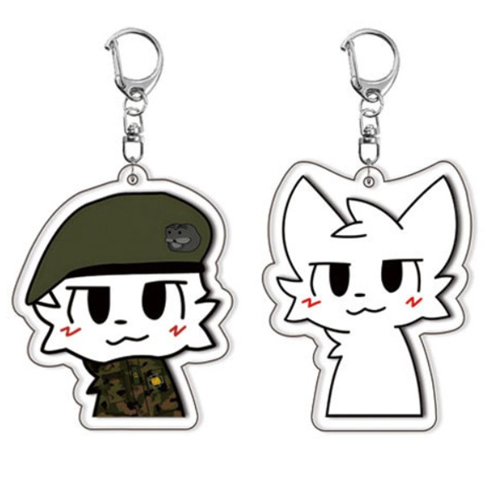Gaming Accessories Wholesale - Schattige zwart-witte katten sleutelhangers voor accessoires,