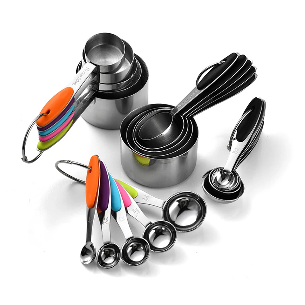 Gaming Kitchen Accessories - 5/10 stuks roestvrijstalen maatbekers en lepels