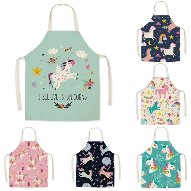 Gaming Kitchen Accessories - Cartoon Eenhoorn Mode Katoenen Linnen Stof