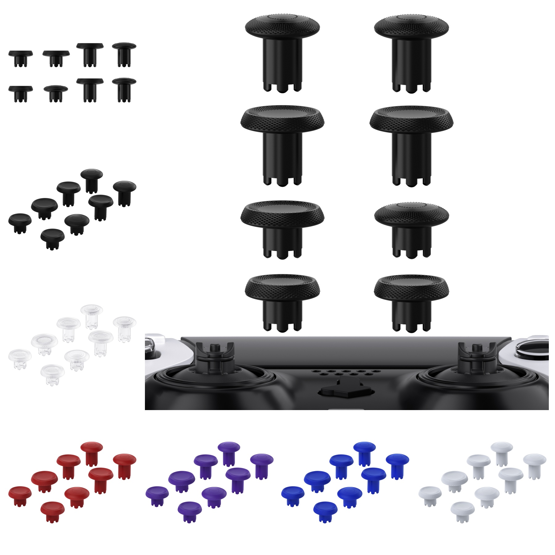 Controller Grip Cover - eXtremeRate ThumbsGear verwisselbare duimknoppen voor ps5