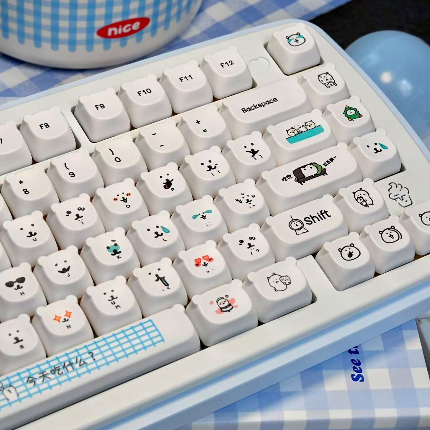 Gaming Accessories In Japan - Kawaii Cartoon Joke Beer PBT Keycap