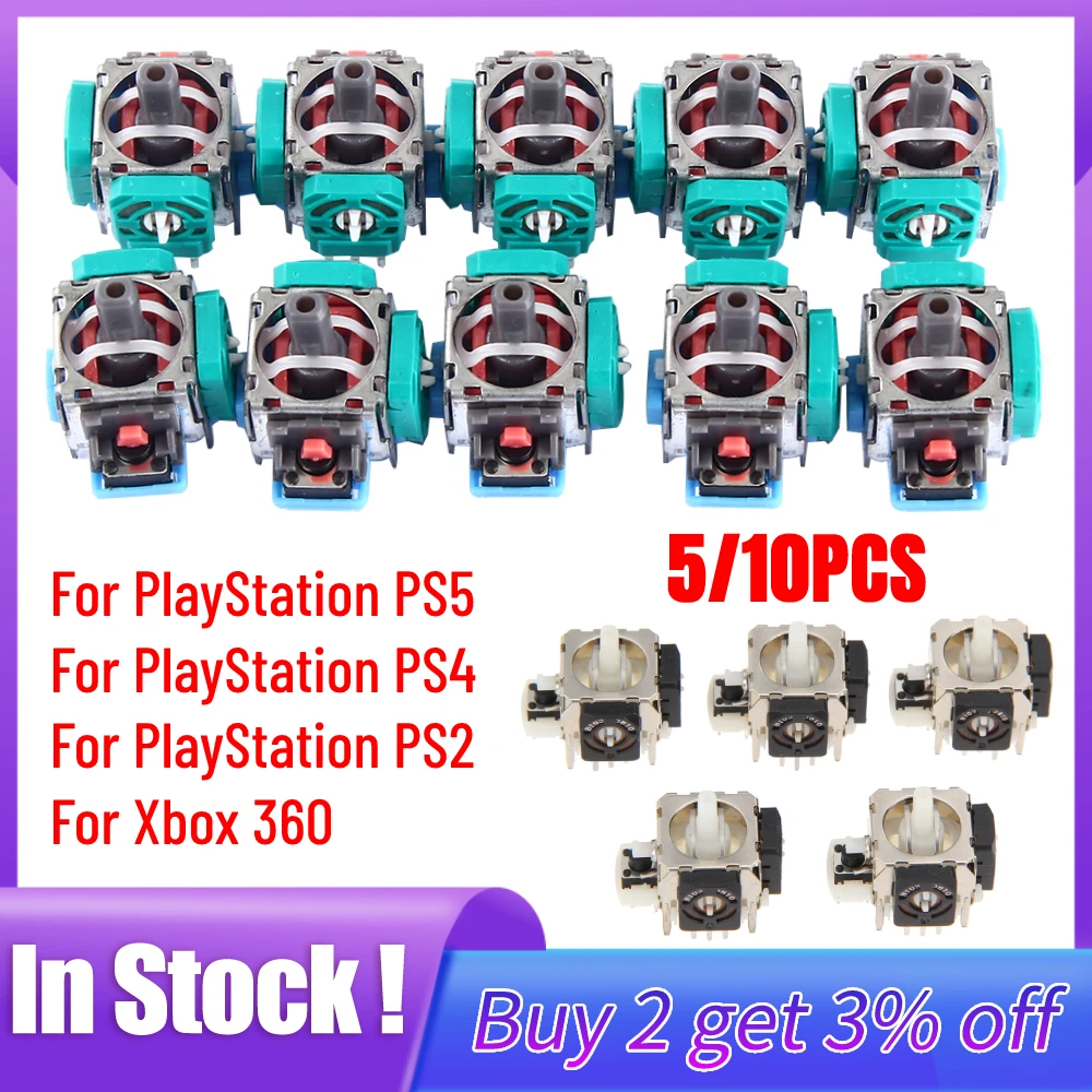 Gaming Controllers Xbox Accessories - 10/5 Stuks 3d Analoge Joystick Stick