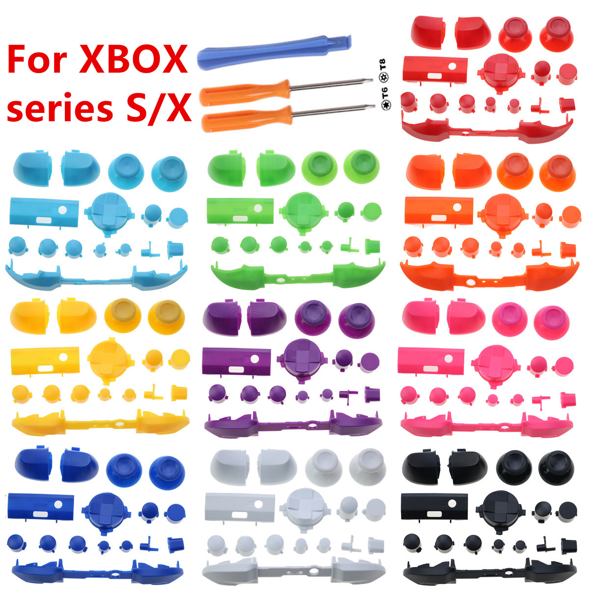 Gaming Controllers Xbox Accessories - Aangepaste Toetsen Volledige Set Knoppen Vervanging