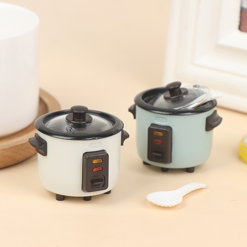 Gaming Kitchen Accessories - 【Nieuw】 1Set Poppenhuis Miniatuur Rijstkoker Met