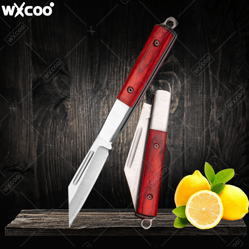 Gaming Kitchen Accessories - Roestvrijstalen zakmes Palissander handvat Fruitmes Multifunctioneel
