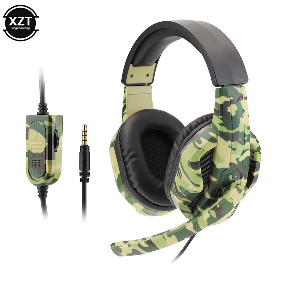 Venom Gaming Accessories - Camouflage Gaming Headset 3.5mm AUX Jack