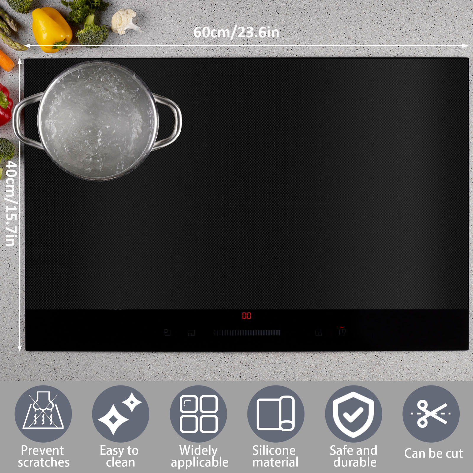 Inductiekookplaat Deksel Silic - Gaming Kitchen Accessories recensie en prijs