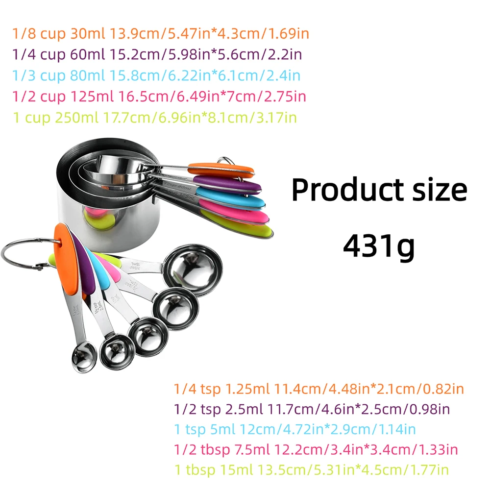 5/10 stuks roestvrijstalen maa - Gaming Kitchen Accessories recensie en prijs
