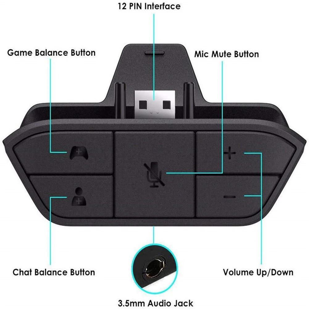 Stereo Headset Adapter Voor Xb - Gaming Controllers Xbox Accessories recensie en prijs
