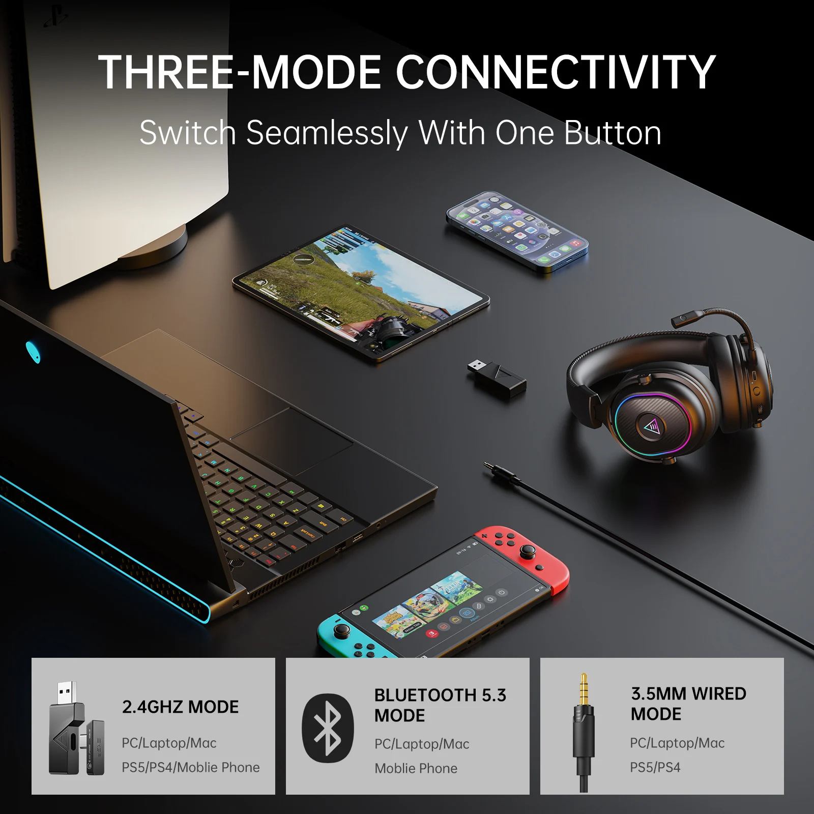 Oneodio EKSA MaKo BT Bluetooth - Venom Gaming Accessories recensie en prijs