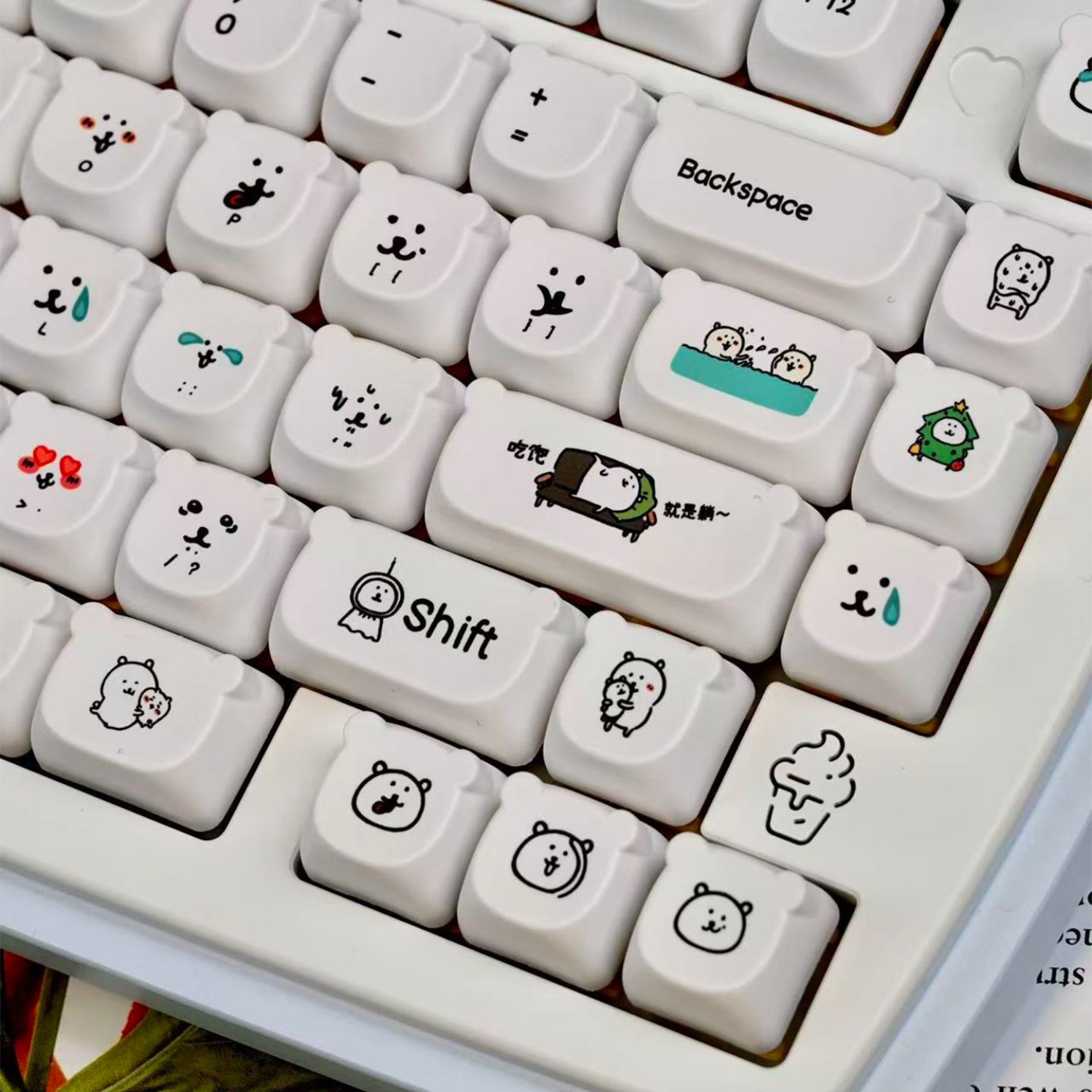 Kawaii Cartoon Joke Beer PBT K - Gaming Accessories In Japan recensie en prijs