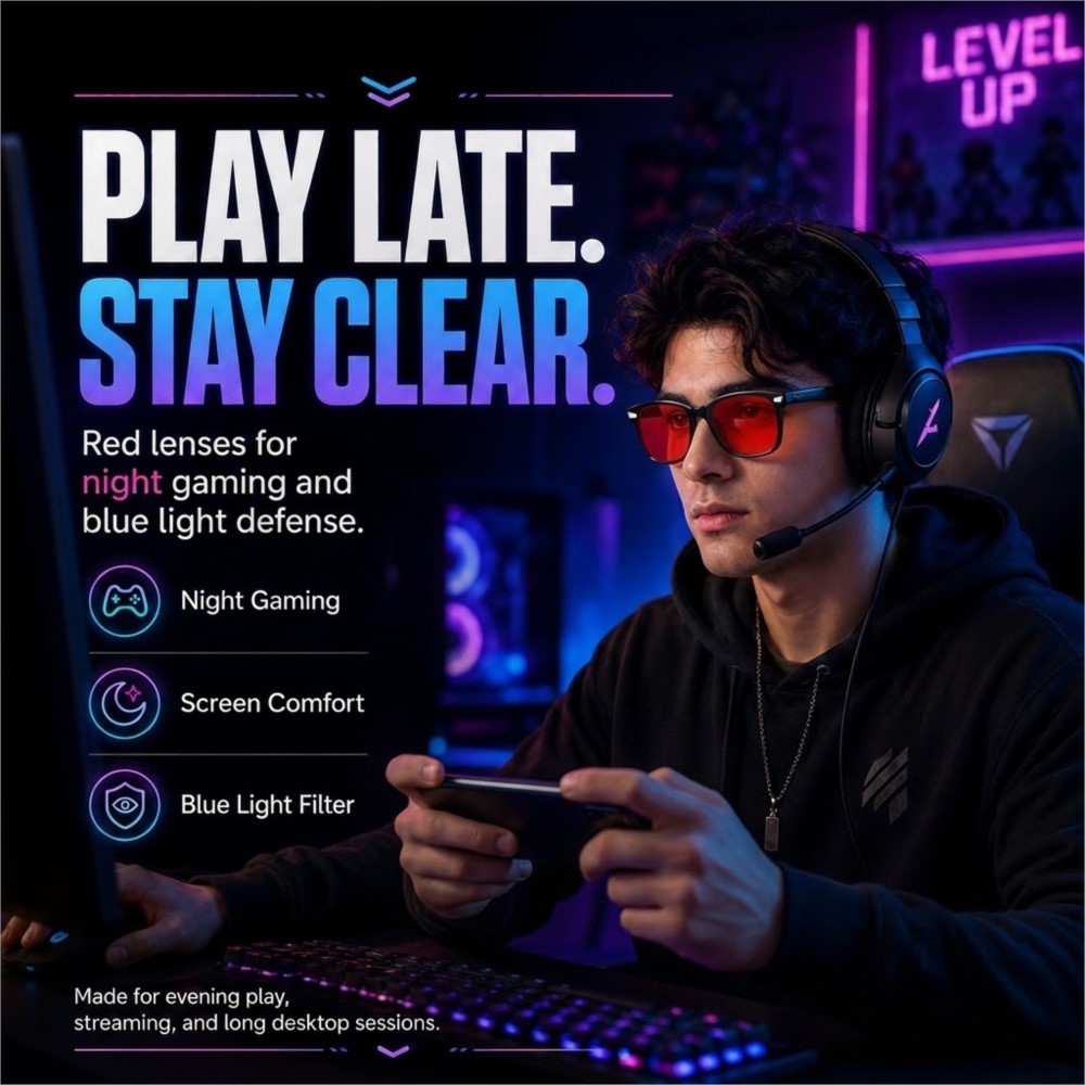 Anti-blauwlicht gamingbrillen  - Gaming Glasses Tinted recensie en prijs