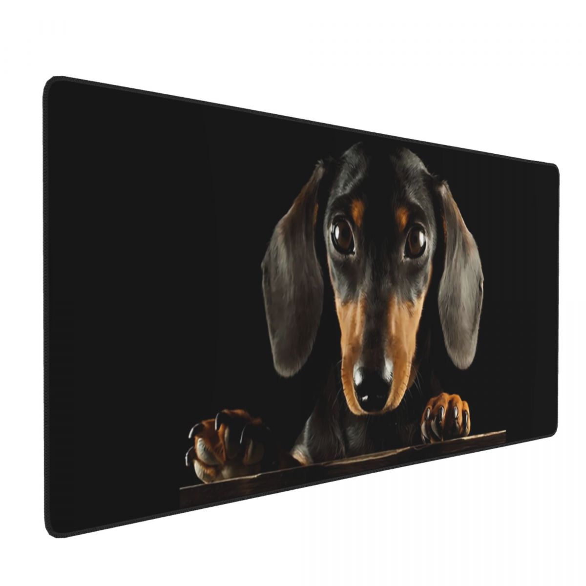 Grote muismat Zwarte teckelhon - Gaming Accessories Photo recensie en prijs
