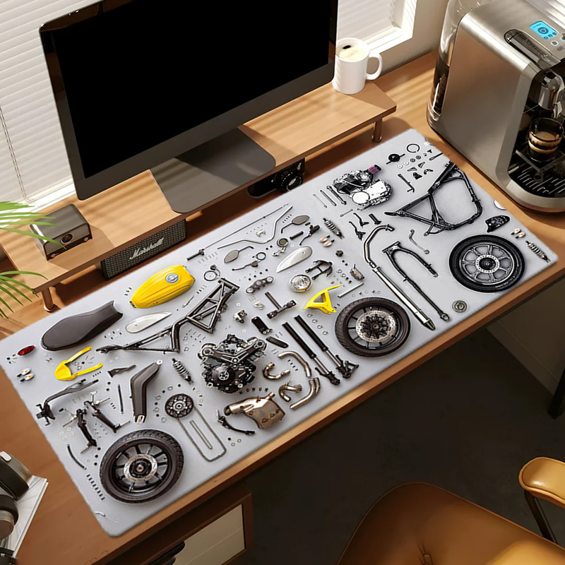 Demontagediagram Rubberen muis - Gaming Accessories Keyboards recensie en prijs