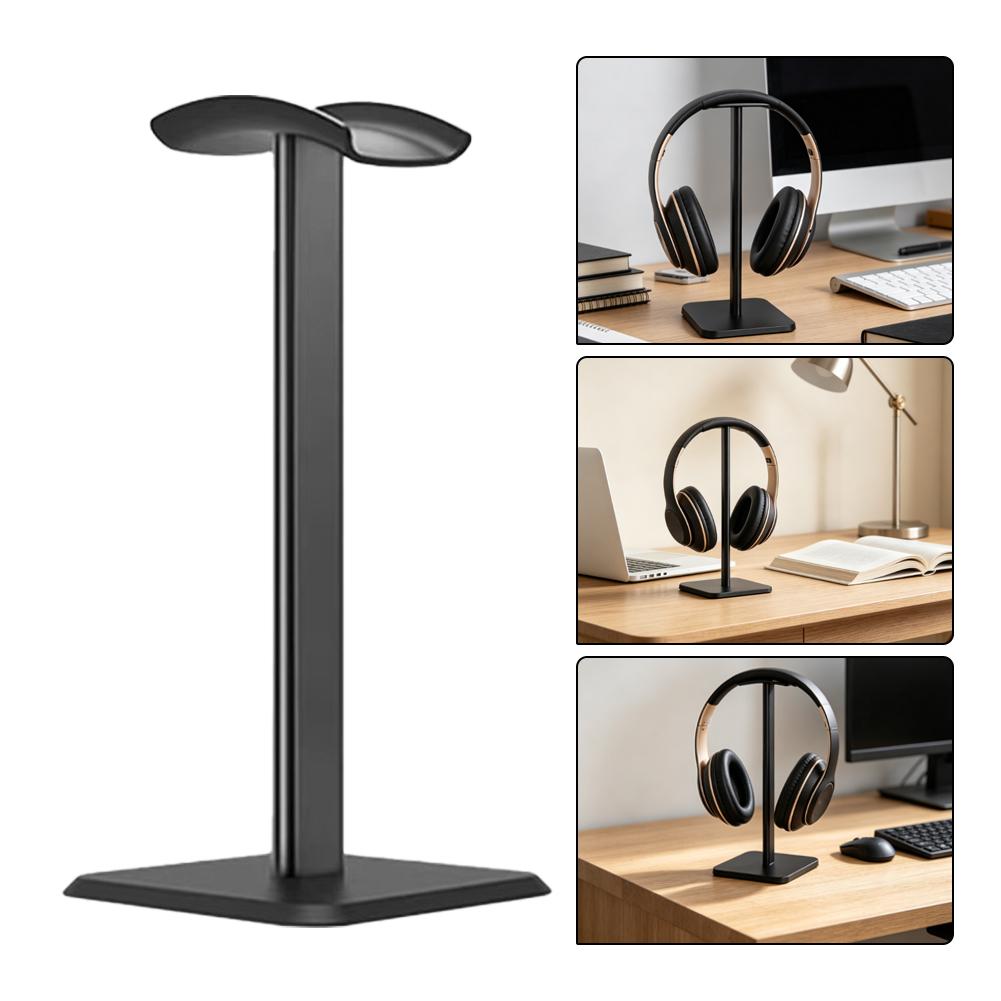 Zwart aluminium hoofdtelefoons - Gaming Accessories Organizer recensie en prijs